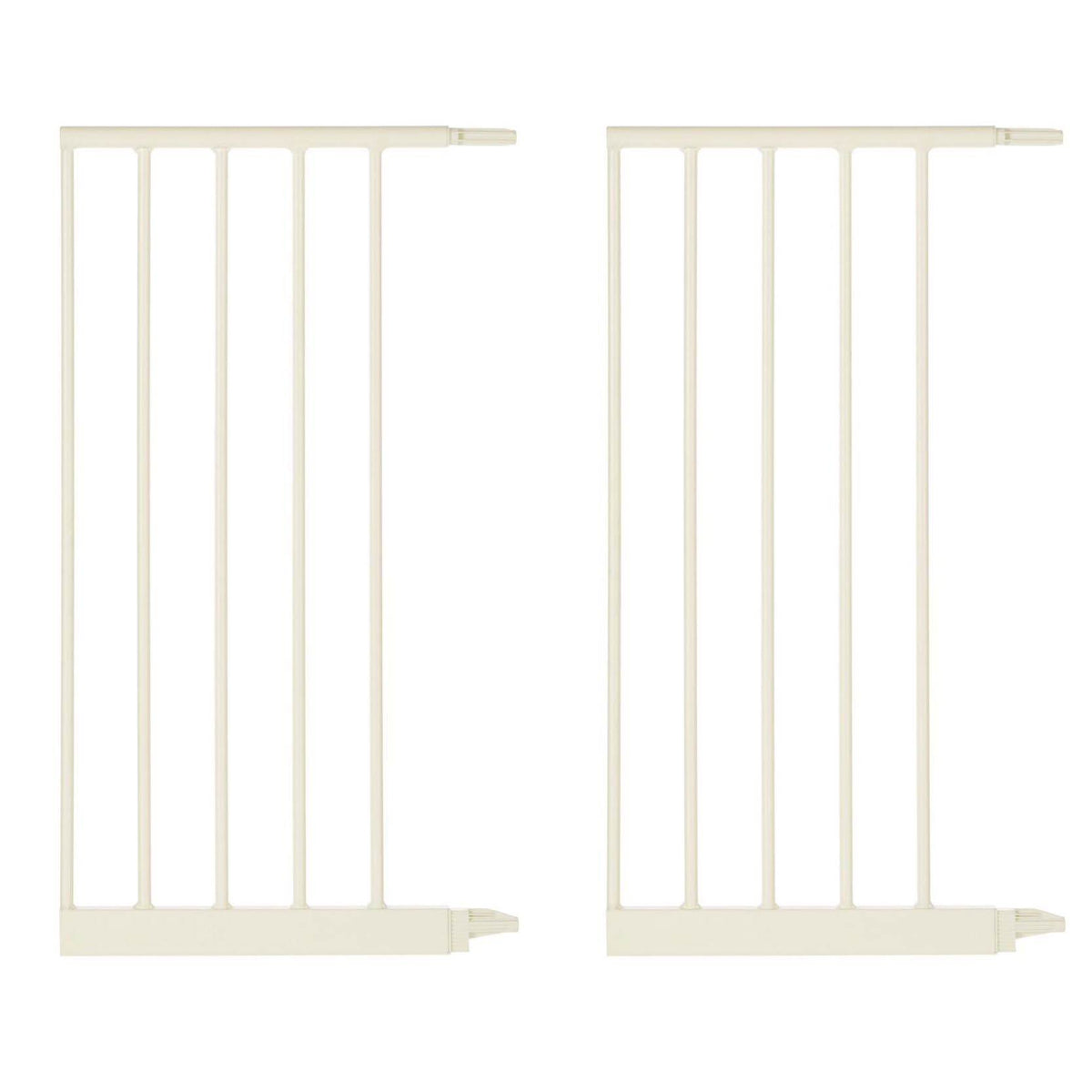 North States Wide Portico Arch Baby Gate 5 Bar Extension, Ivory (2 Pack) - VMInnovations