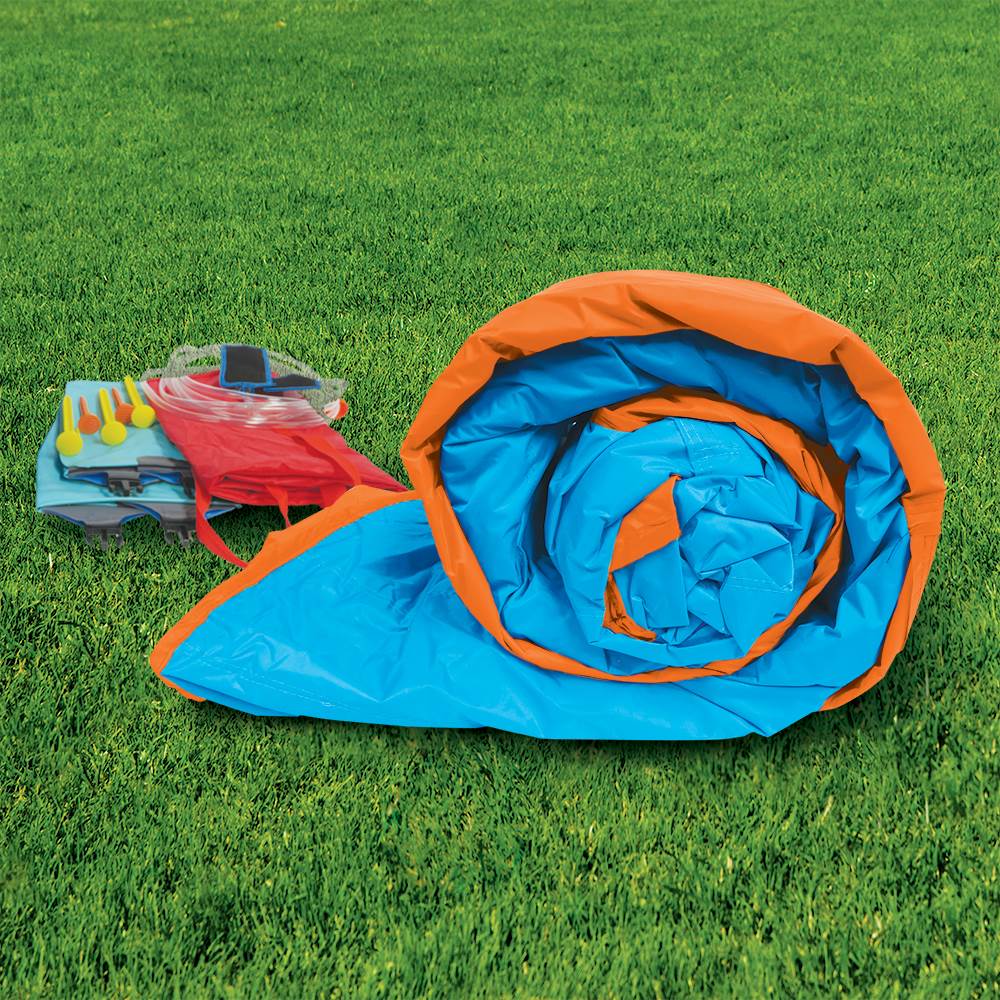 Banzai Falls Inflatable Water Park Kiddie Pool with Slides & Cannons (2 Pack) - VMInnovations