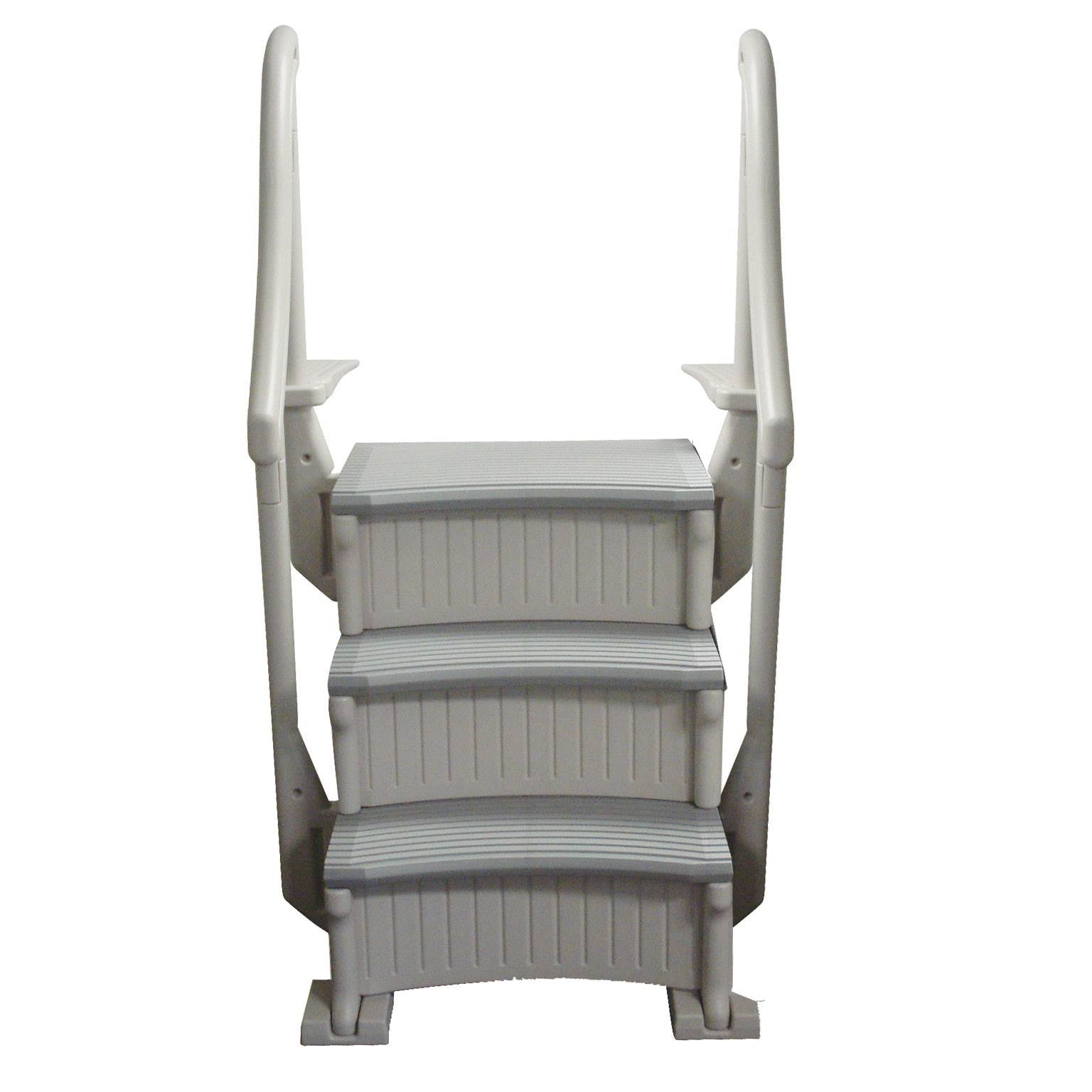 Confer CCXIG Gray Inground Swimming Pool Grand Entry Steps Stairs (2 Pack) - VMInnovations