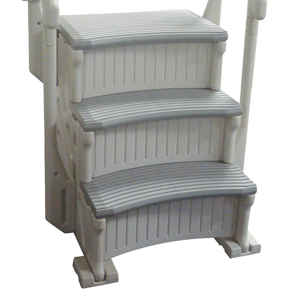 Confer CCXIG Gray Inground Swimming Pool Grand Entry Steps Stairs (2 Pack) - VMInnovations