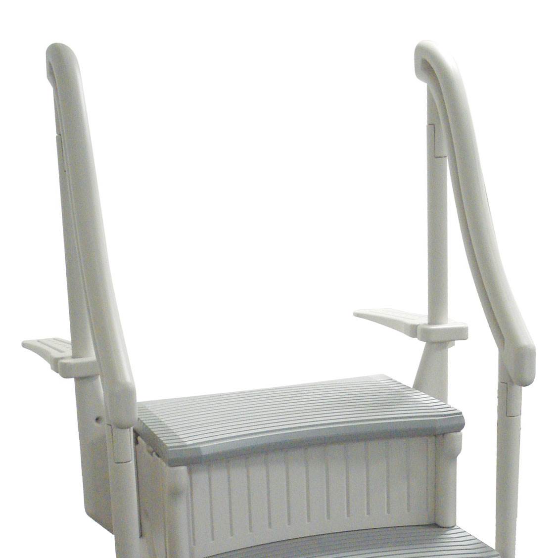 Confer CCXIG Gray Inground Swimming Pool Grand Entry Steps Stairs (2 Pack) - VMInnovations