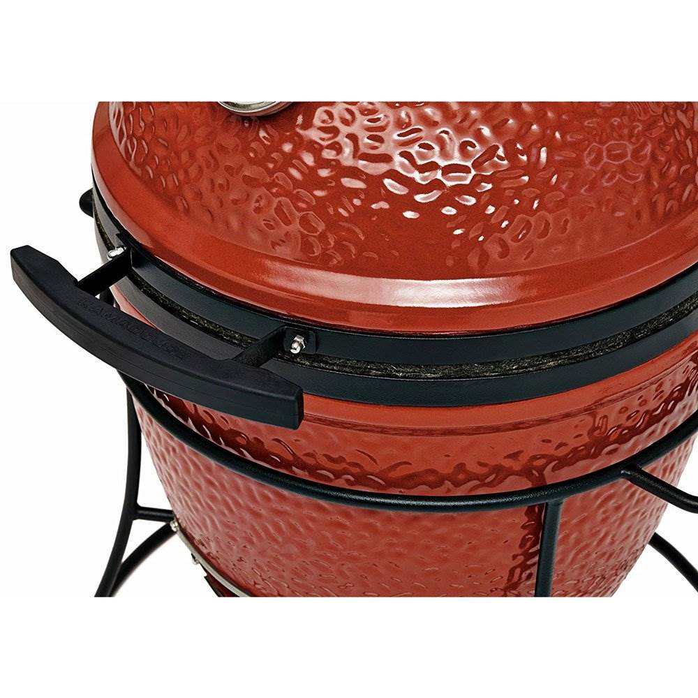 Kamado Joe Joe. Jr. Portable Outdoor Charcoal Grill & Sturdy Stand, Red (3 Pack)