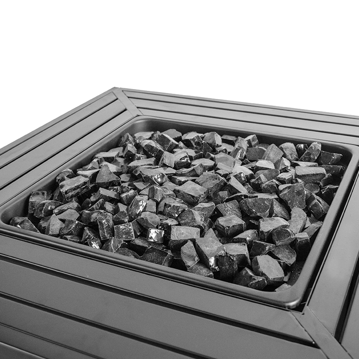 Blue Rhino Endless Summer Propane Gas Lava Rock Outdoor Fire Pit (Damaged)