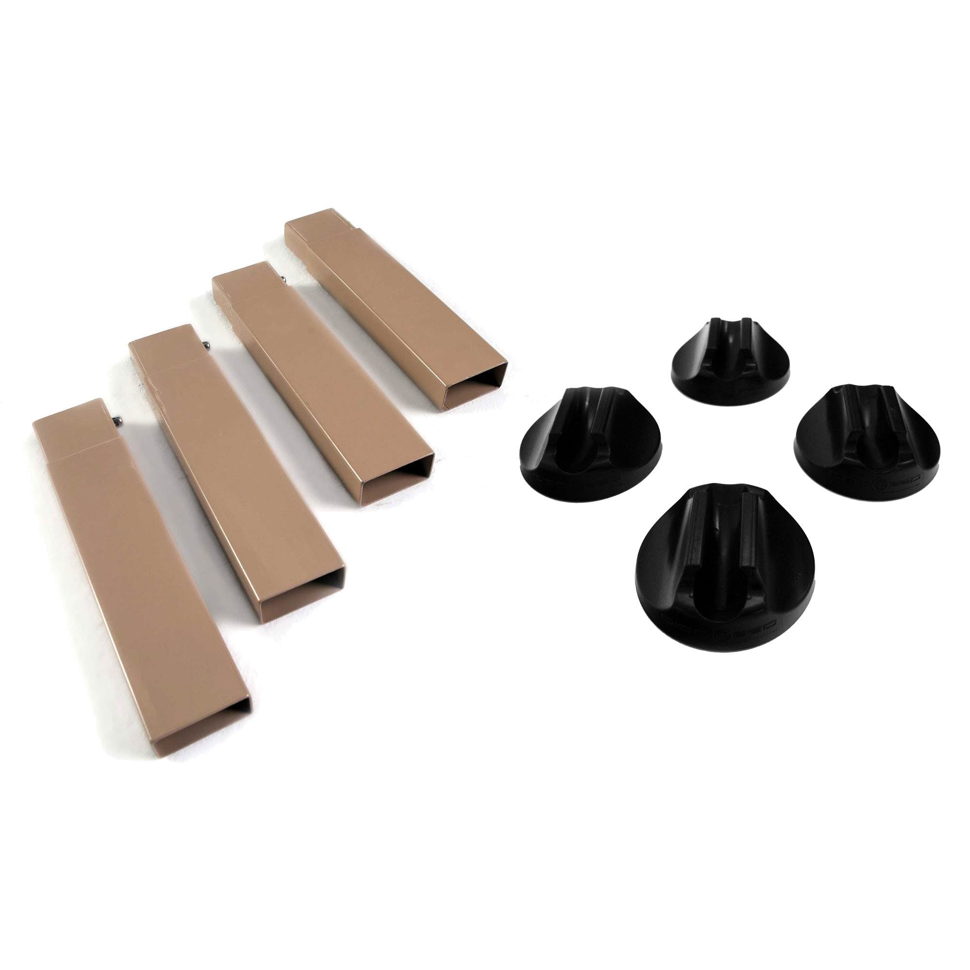 Disc-O-Bed 7 Inch Leg Extensions for Disc-O-Bed & Camo-O-Bunk Cots w/ Foot Pads