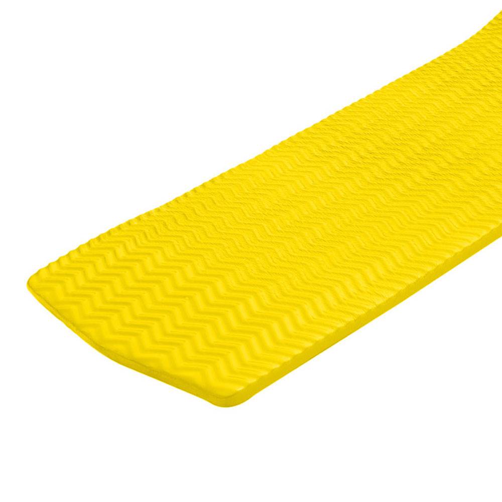 TRC Recreation Serenity 70 In. Foam Mat Lounger Pool Float, Pink w/ Yellow Float