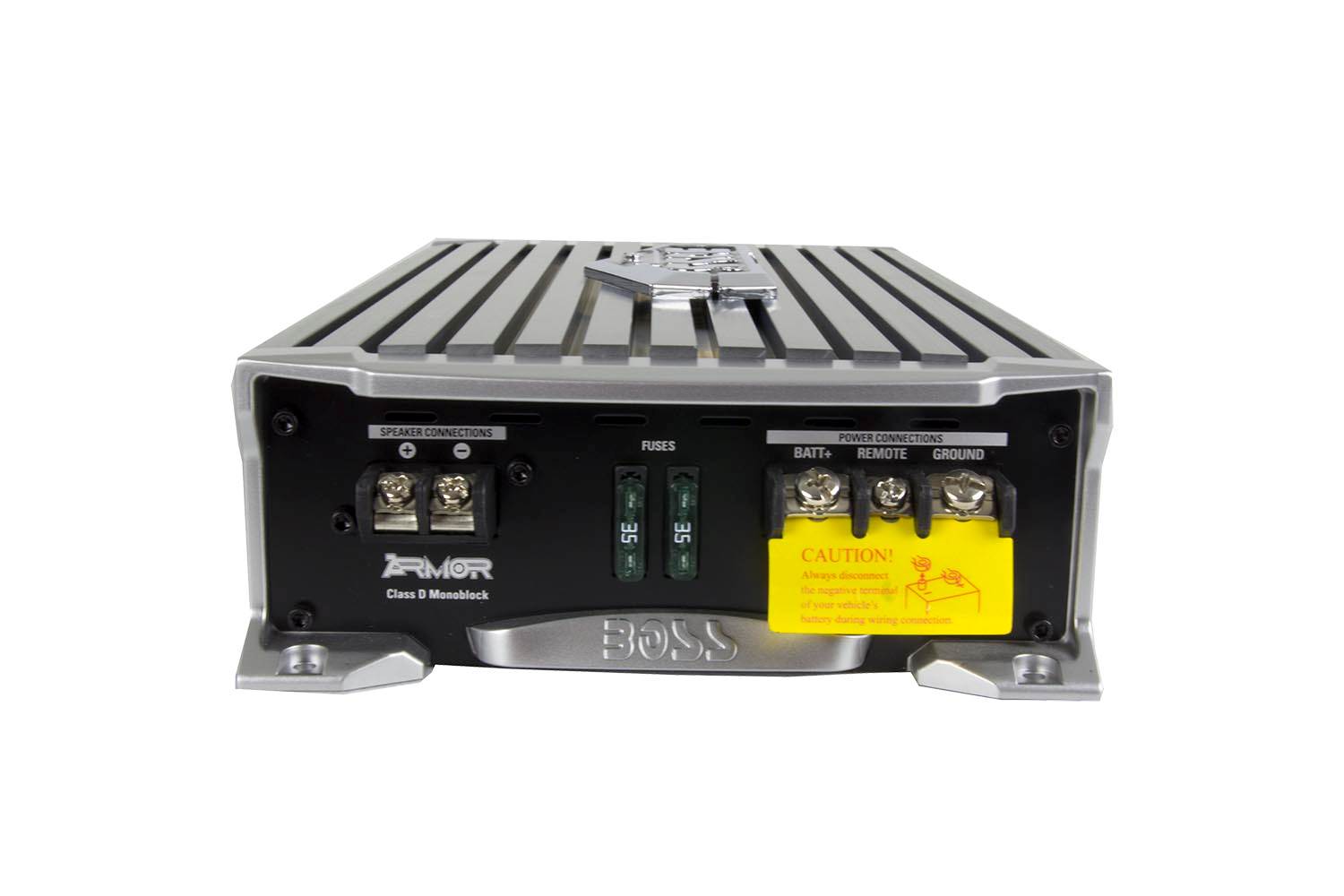 Boss Audio Armor 3000W MONOBLOCK D Car Amplifier Power Amp & Remote (2 Pack)
