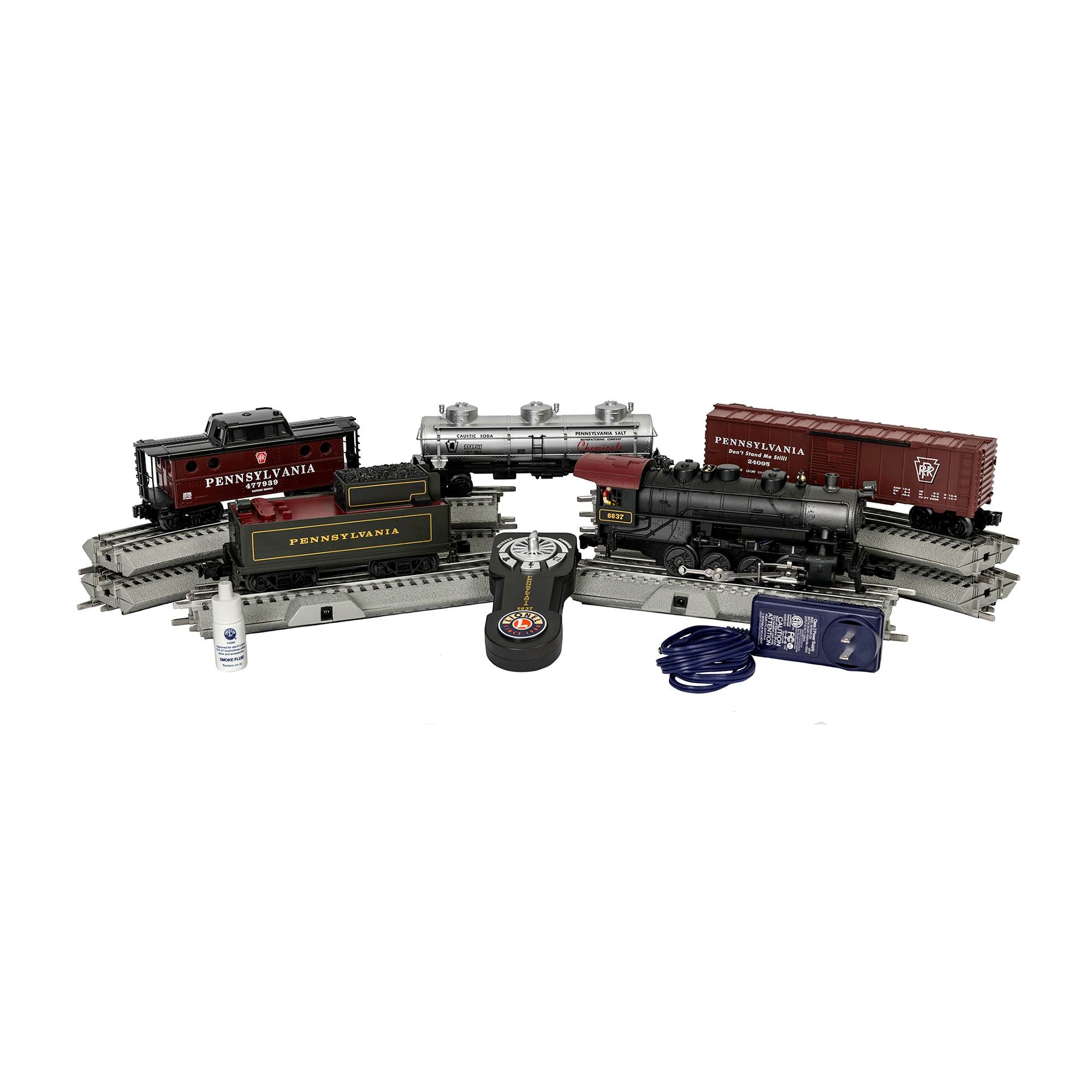 Lionel Trains Pennsylvania Flyer 8-0 Freight Locomotive Train Set (For Parts)