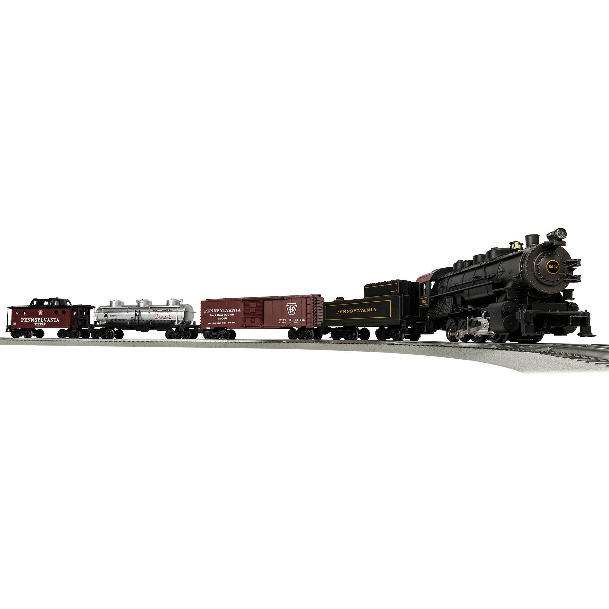 Lionel Trains Pennsylvania Flyer 8-0 Freight Locomotive Train Set (For Parts)