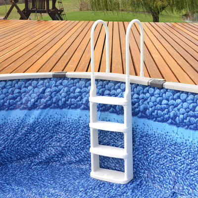 New Main Access Easy Incline Above Ground In Pool Swimming Pool Ladder (2 Pack) - VMInnovations