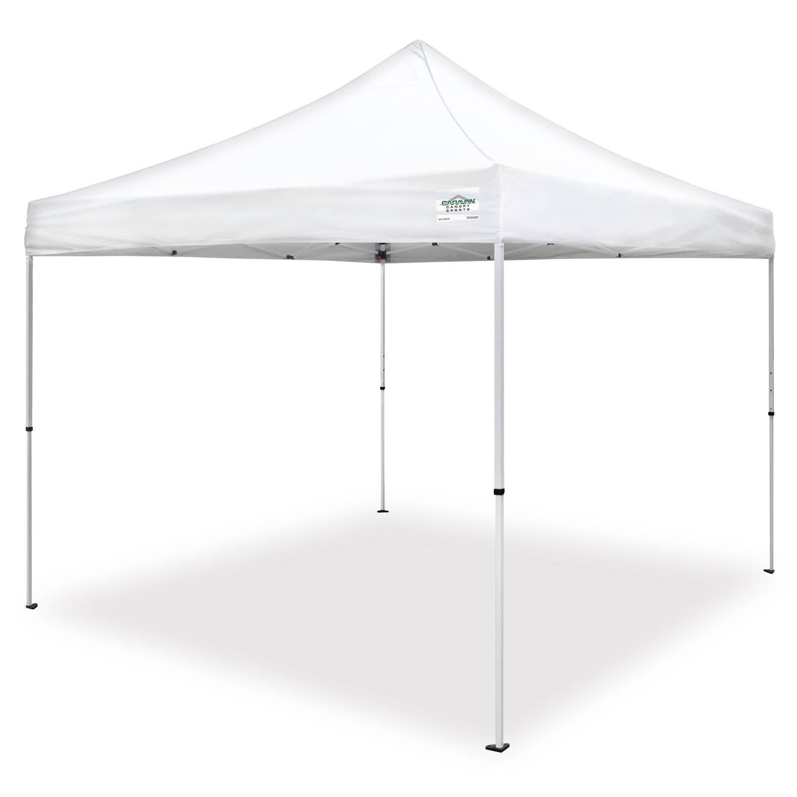 Caravan Canopy Pro 2 10 x 10 Foot Straight Leg Instant Canopy, White (3 Pack) - VMInnovations