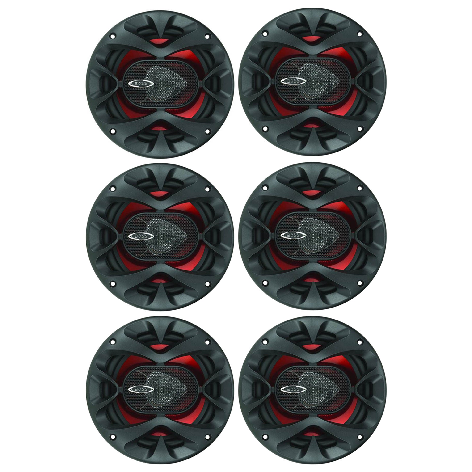 BOSS Audio CH6500 Chaos Extreme 6.5 Inch 2 Way 200W Full Range Speaker (6 Pack)