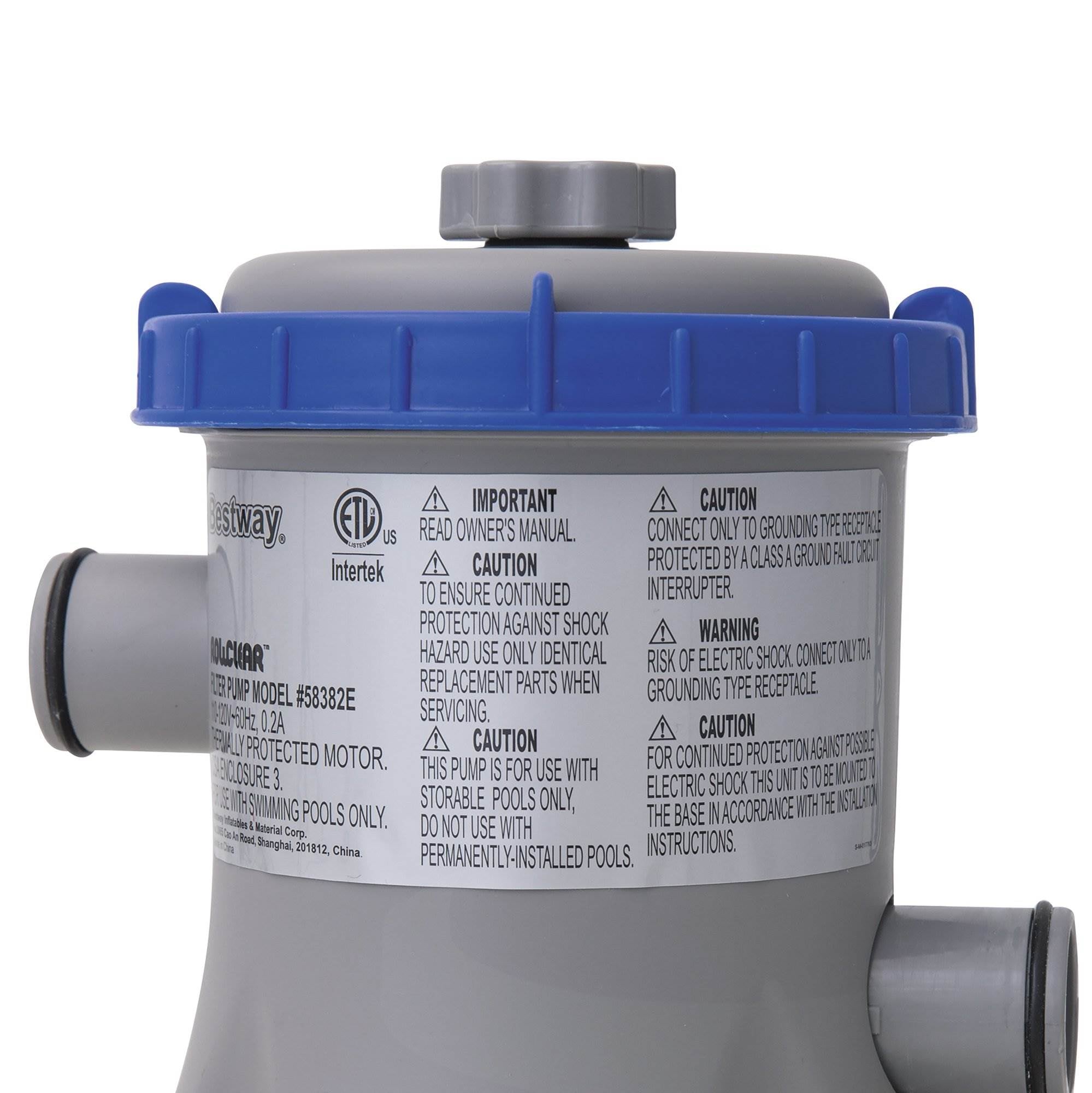Bestway 9.83ft x 6.58ft x 26in Above Ground Pool Set with Filter Pump (2 Pack)