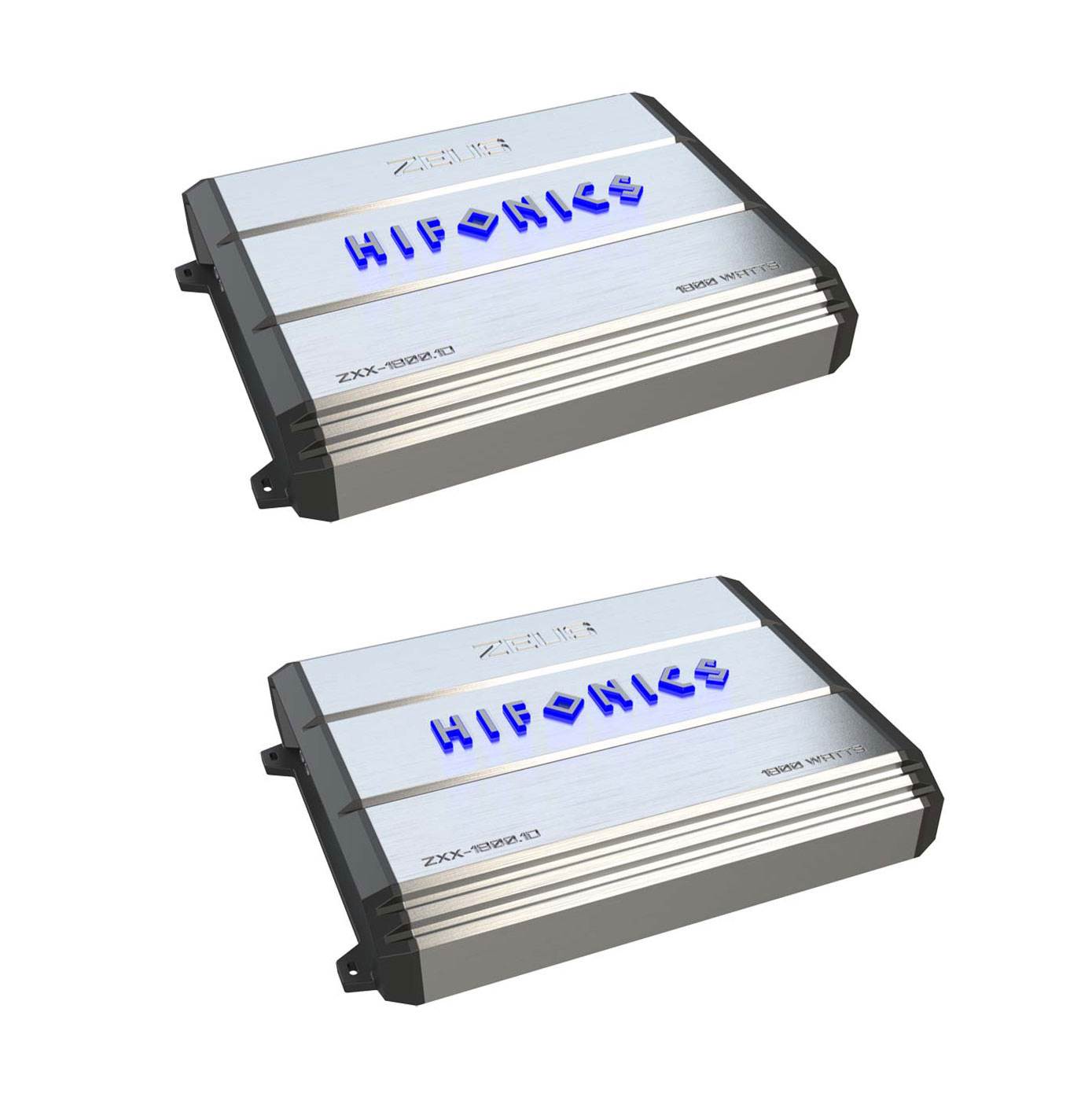 Hifonics Zeus 1800 Watt Max Class D Monoblock Car Audio Amplifier (2 Pack) - VMInnovations
