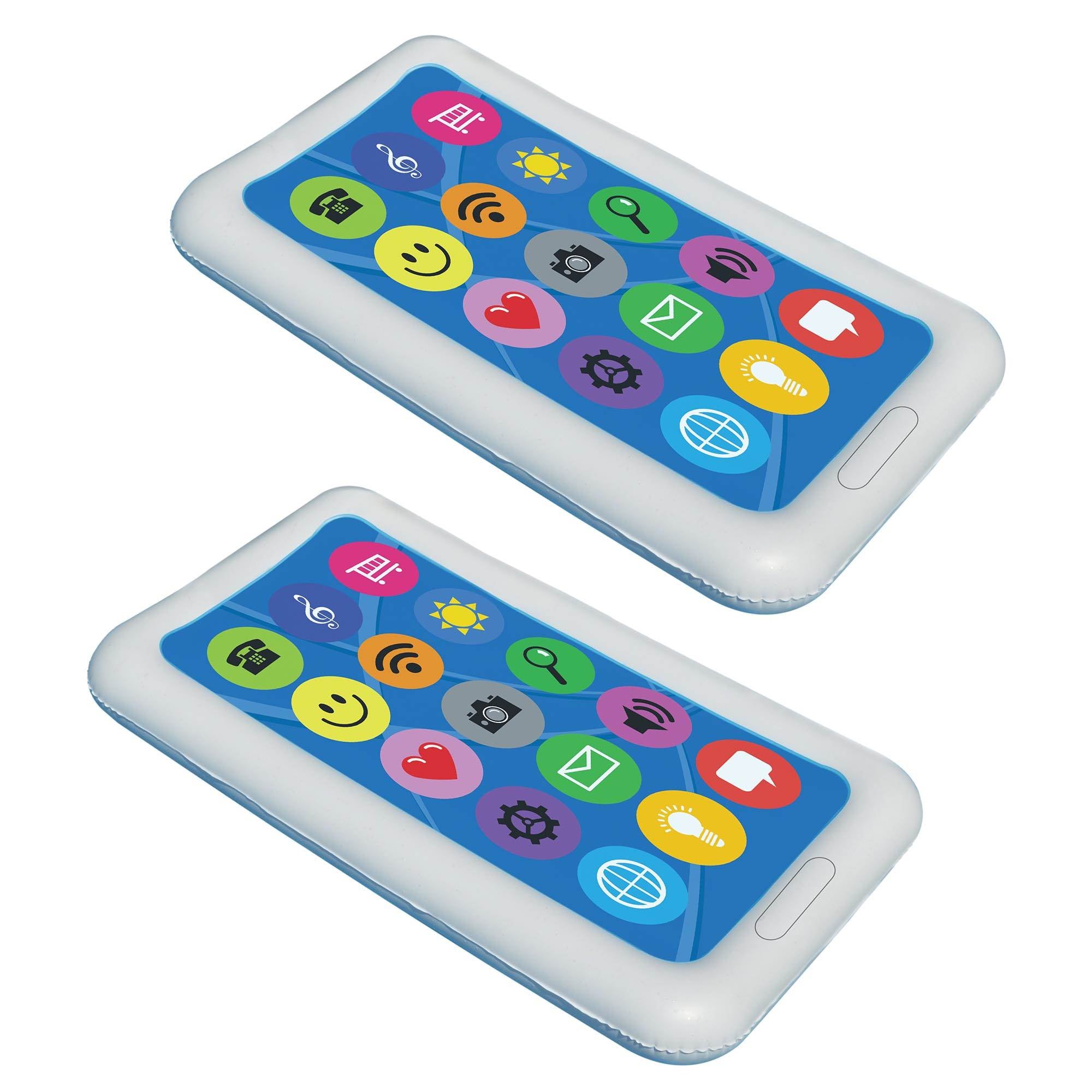 Swimline Smart Phone Float Inflatable Swimming Pool Water Floating Raft (2 Pack)