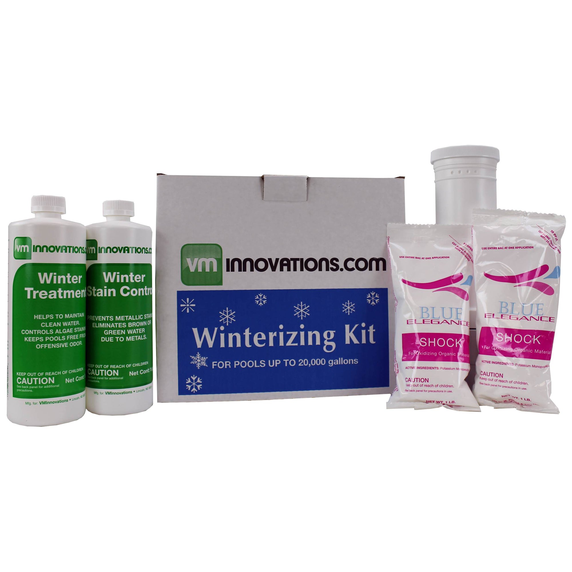 Swimming Pool Winterizing Chemical Treatment Closing Kit (Open Box)