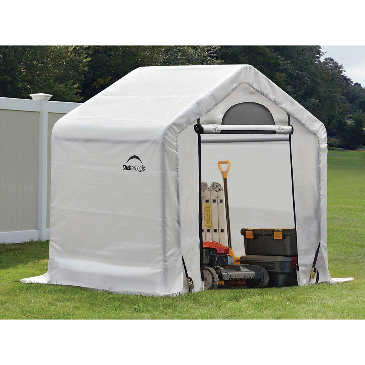 ShelterLogic 3.5x5' Firewood & Garden Storage Canopy Seasoning Shed (Open Box)