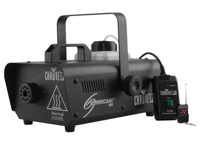 CHAUVET DJ Hurricane 1000 Pro Smoke Machine with Wireless Remote & Fog Juice