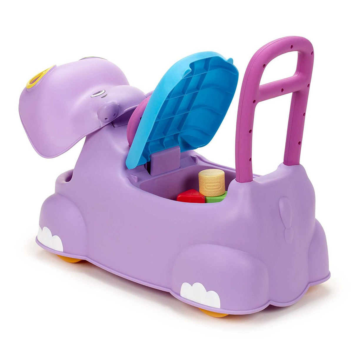 Little Tikes Scoot Around Animals Hippo Toddler Ride On Walker Toy (2 Pack)