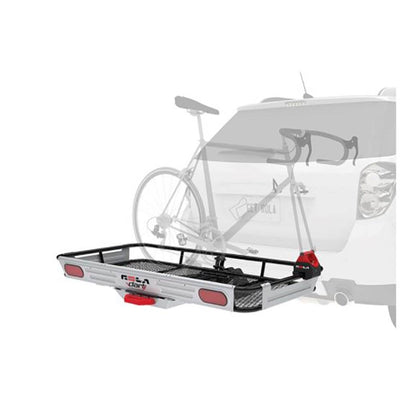 ROLA Basket-Style Cargo Carrier Trailer Hitch Mount & 10 Diode LED Light Kit