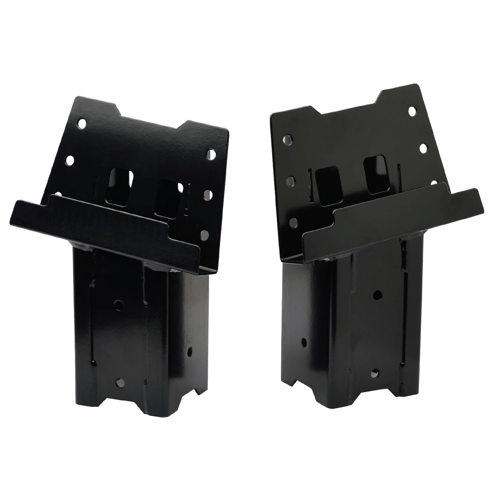 HME 4 x 4 Wood Post Elevated Hunting Blind Steel Post Brackets (8 Brackets) - VMInnovations