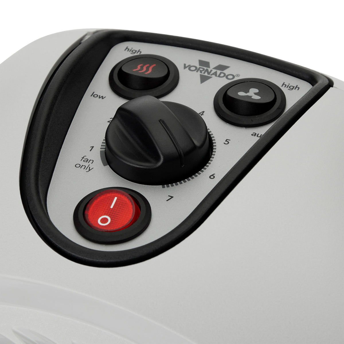 Vornado 1500 Watt Whole Room Vortex Portable Space Heater, White (Open Box)