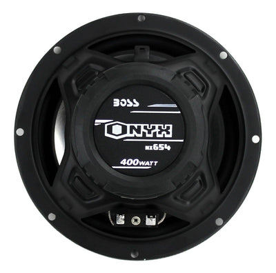BOSS NX654 6.5" 400W 4-Way Car Audio Coaxial Speakers Stereo, Black (6 Speakers) - VMInnovations