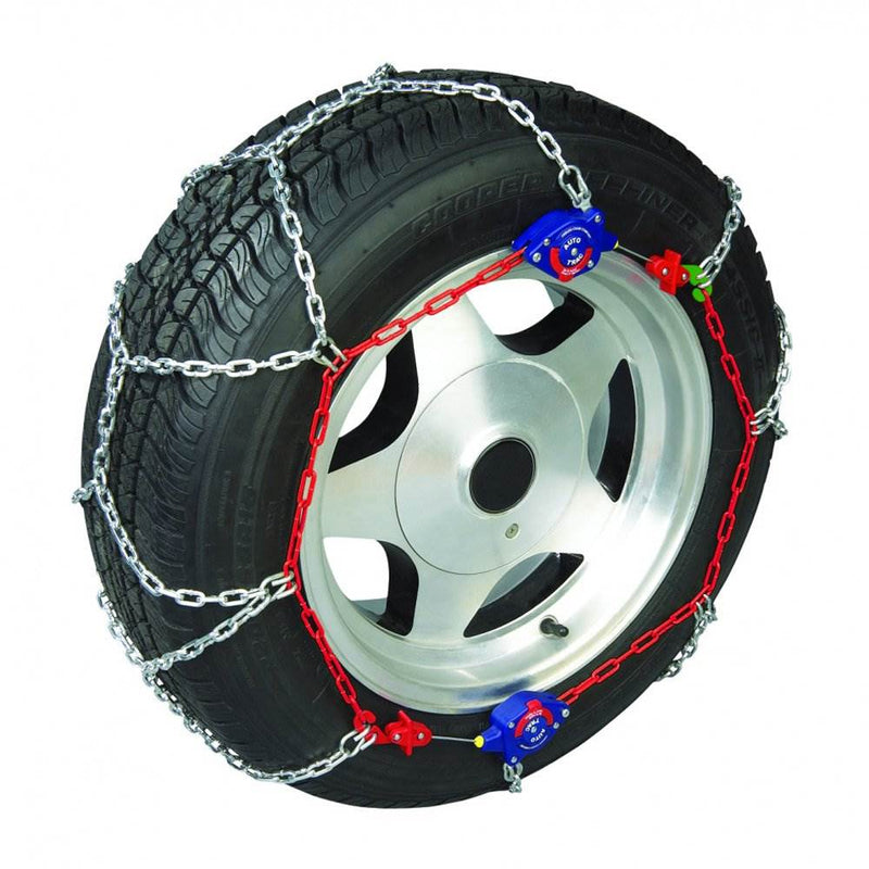 Auto Trac Series Pickup Truck/SUV Traction Snow Tire Chains, (4 Pack)