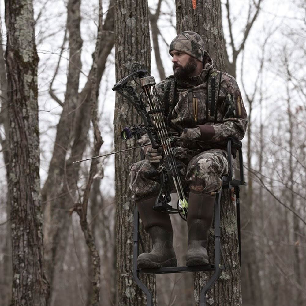 Rivers Edge RE660 Classic XT 1 Man Seat Lock On Deer Hunting Tree Ladder Stand (Open Box)