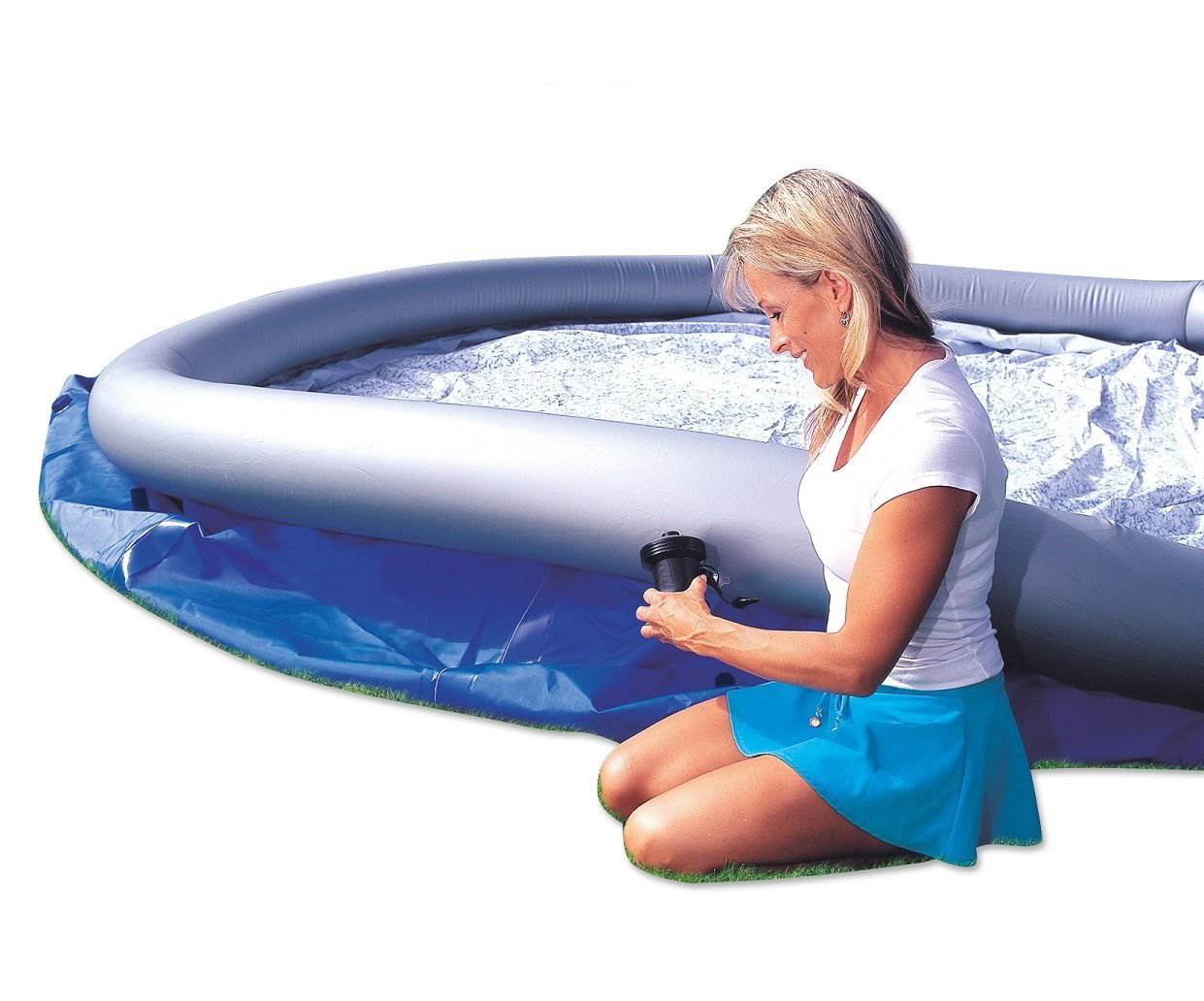 Bestway 10ft x 30in Fast Inflatable Above Ground Swimming Pool & Pump (2 Pack)