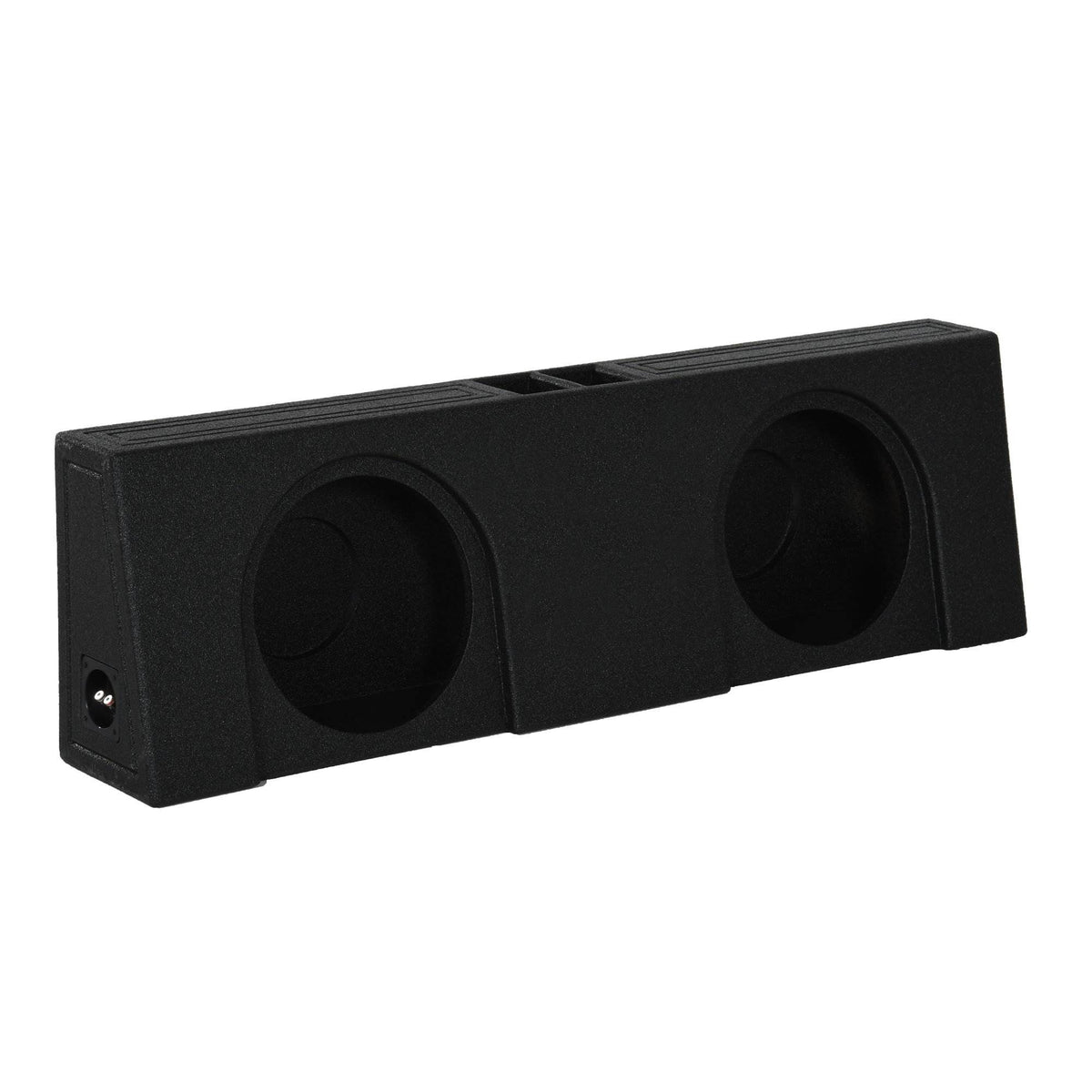 Q Power QBomb Dual 12" Vented Subwoofer Box w/ Black Bedliner Spray (Open Box)