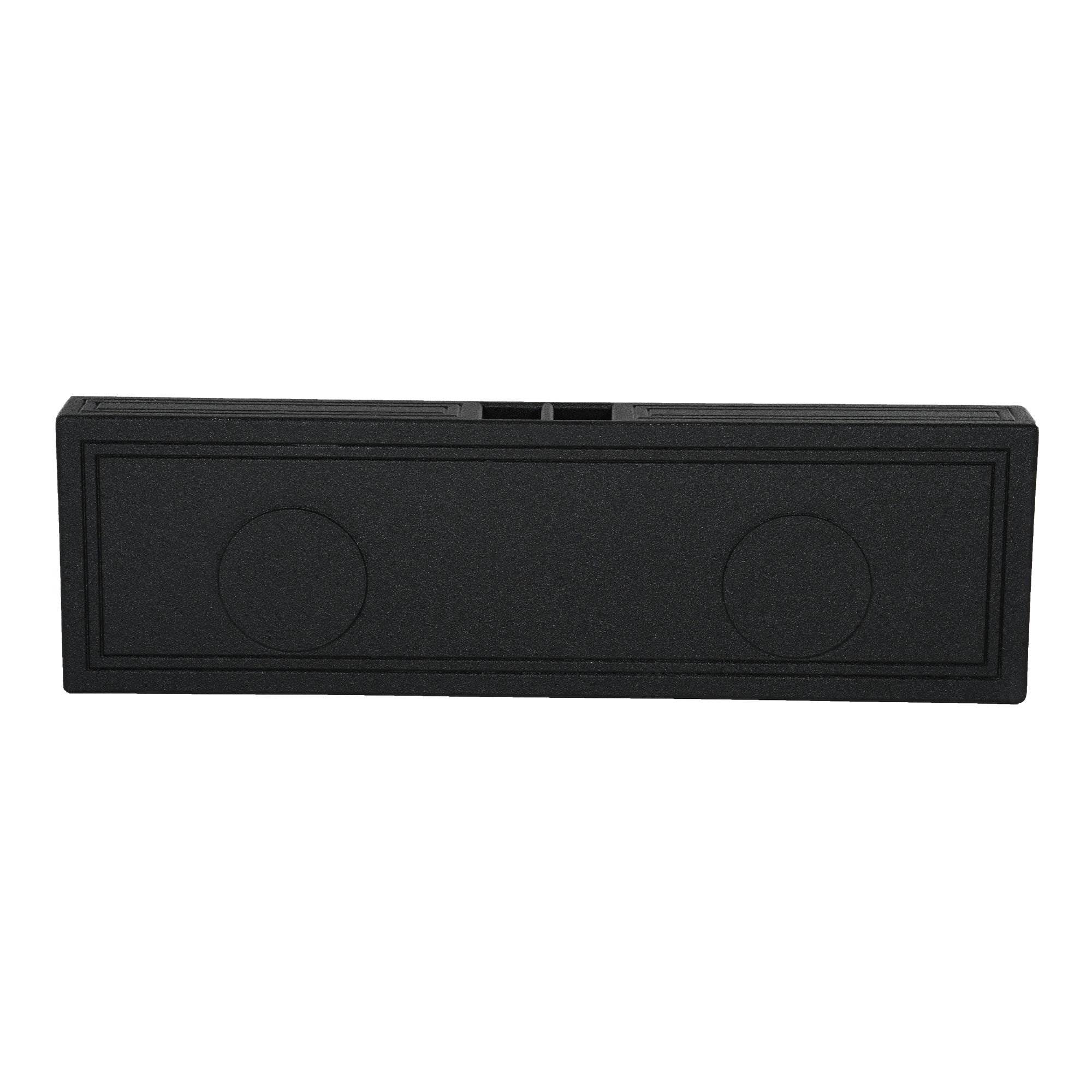 Q Power QBomb Dual 12" Vented Subwoofer Box w/ Black Bedliner Spray (Open Box)