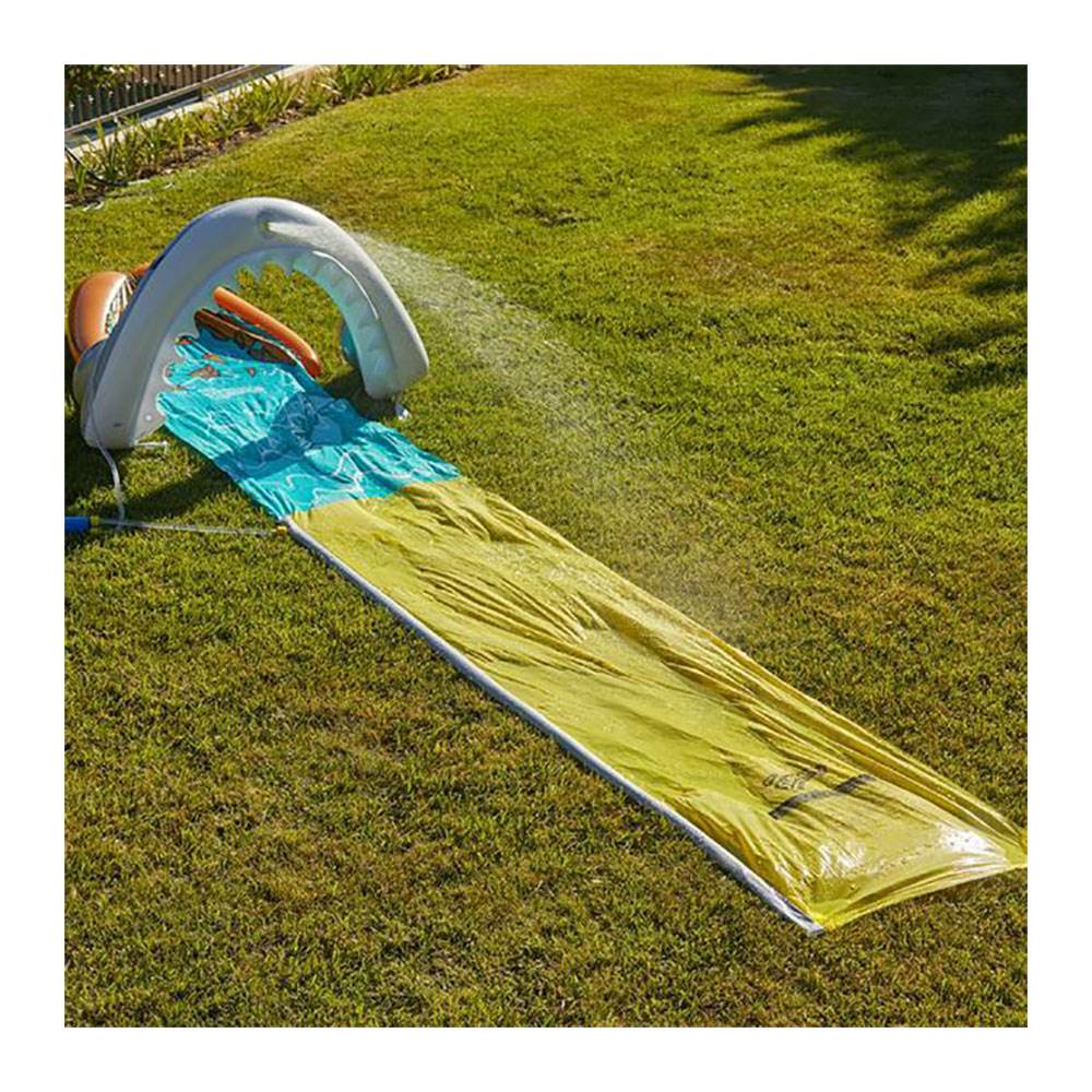 Wham O 16 Foot Backyard and Lawn Mega Shark Slip N Slide Water Slide Toy (Used)