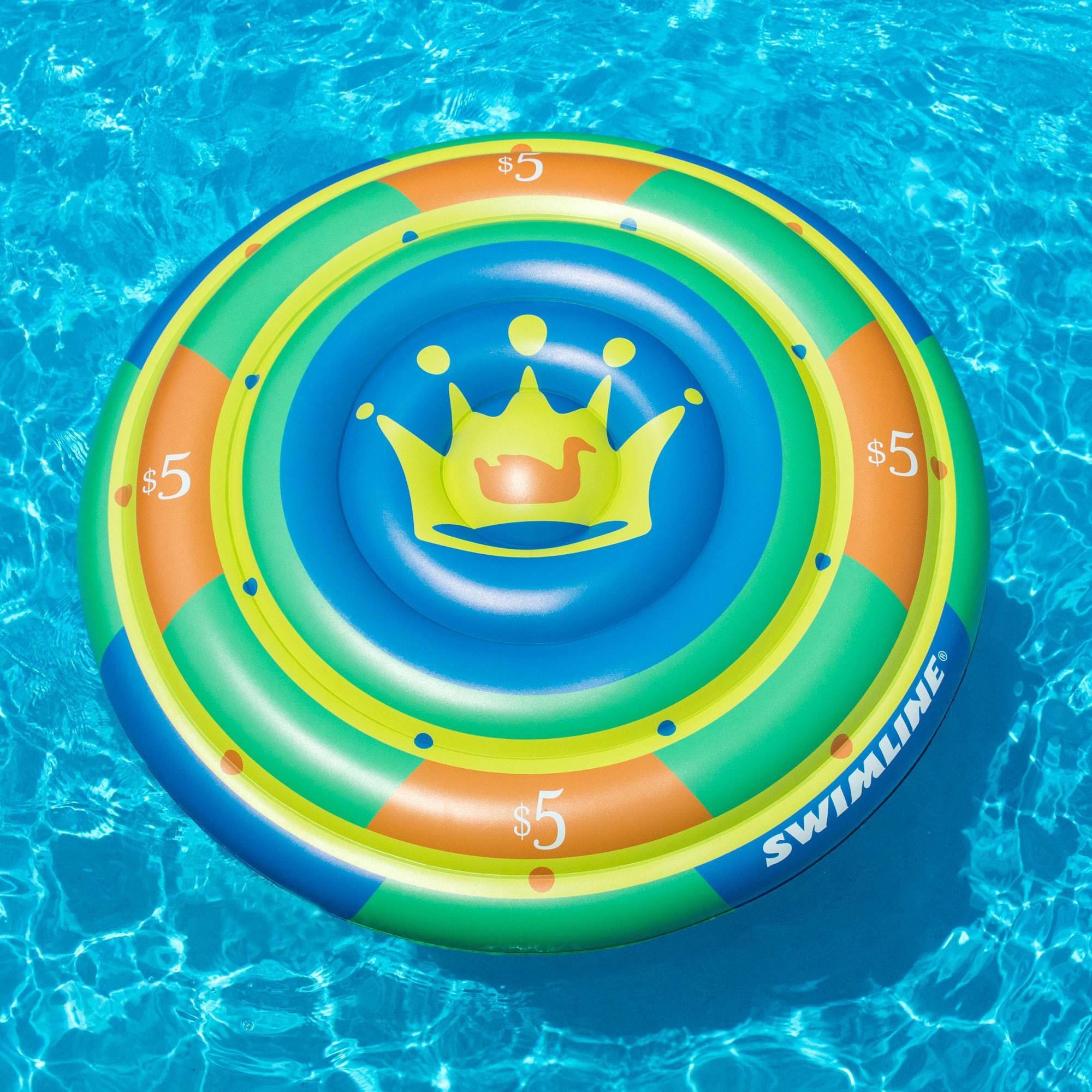 Swimline 60" Highroller Island Inflatable 2 Rider Swimming Pool Float (6 Pack)