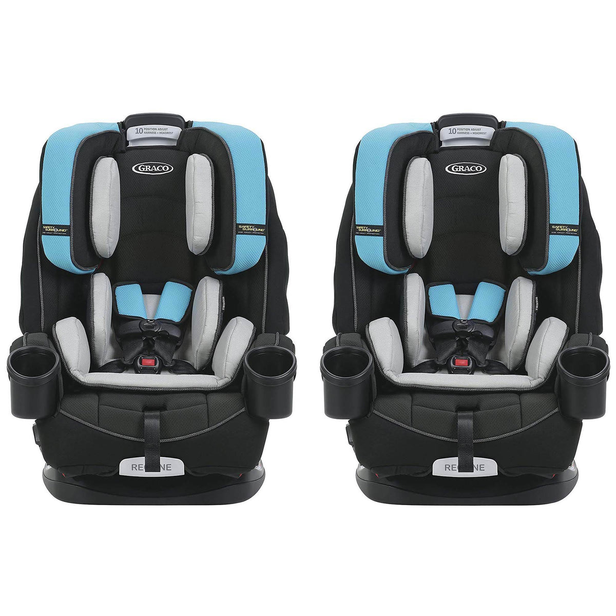 Graco 4Ever Safety Surround Side Impact Convertible Car Seat, Bryce (2 Pack)