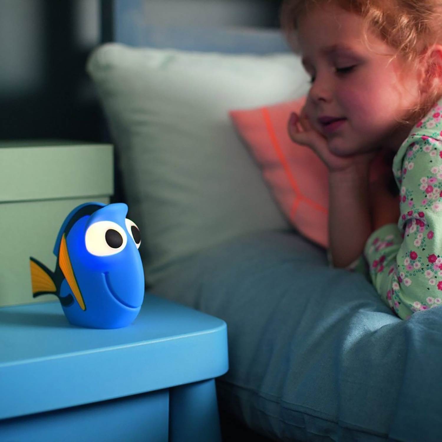 Philips Disney Finding Dory Soft Pals Kid Portable Nightlight, Blue (2 Pack)