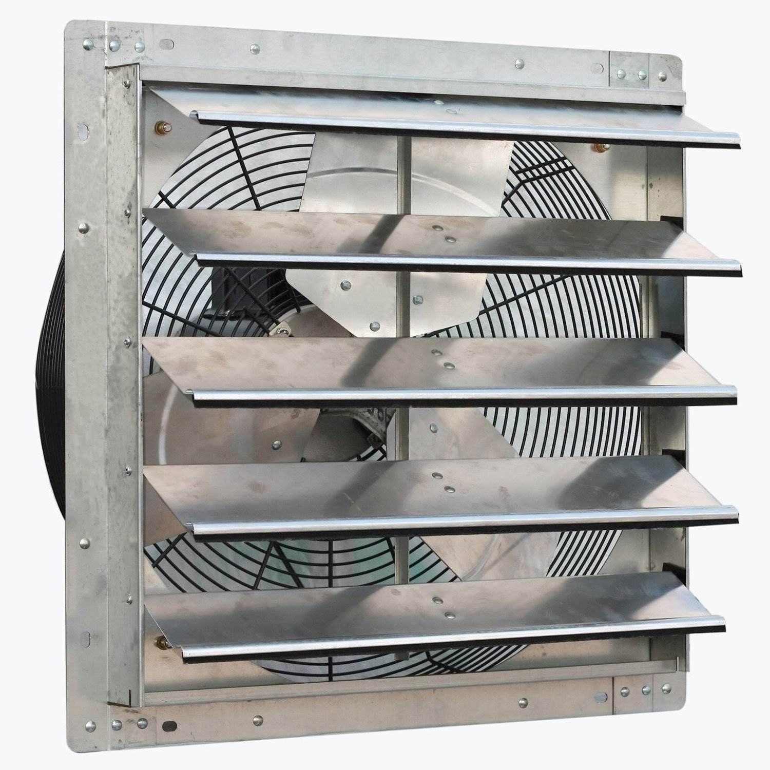 iLIVING Solid State Adjustable Fan Speed Controller & Steel Shutter Exhaust Fan