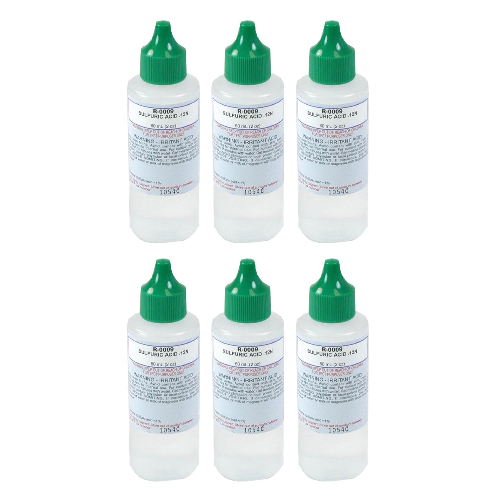 Taylor Swimming Pool Spa Water Test Kit 2Oz Refill Bottle (6 Pack) - VMInnovations
