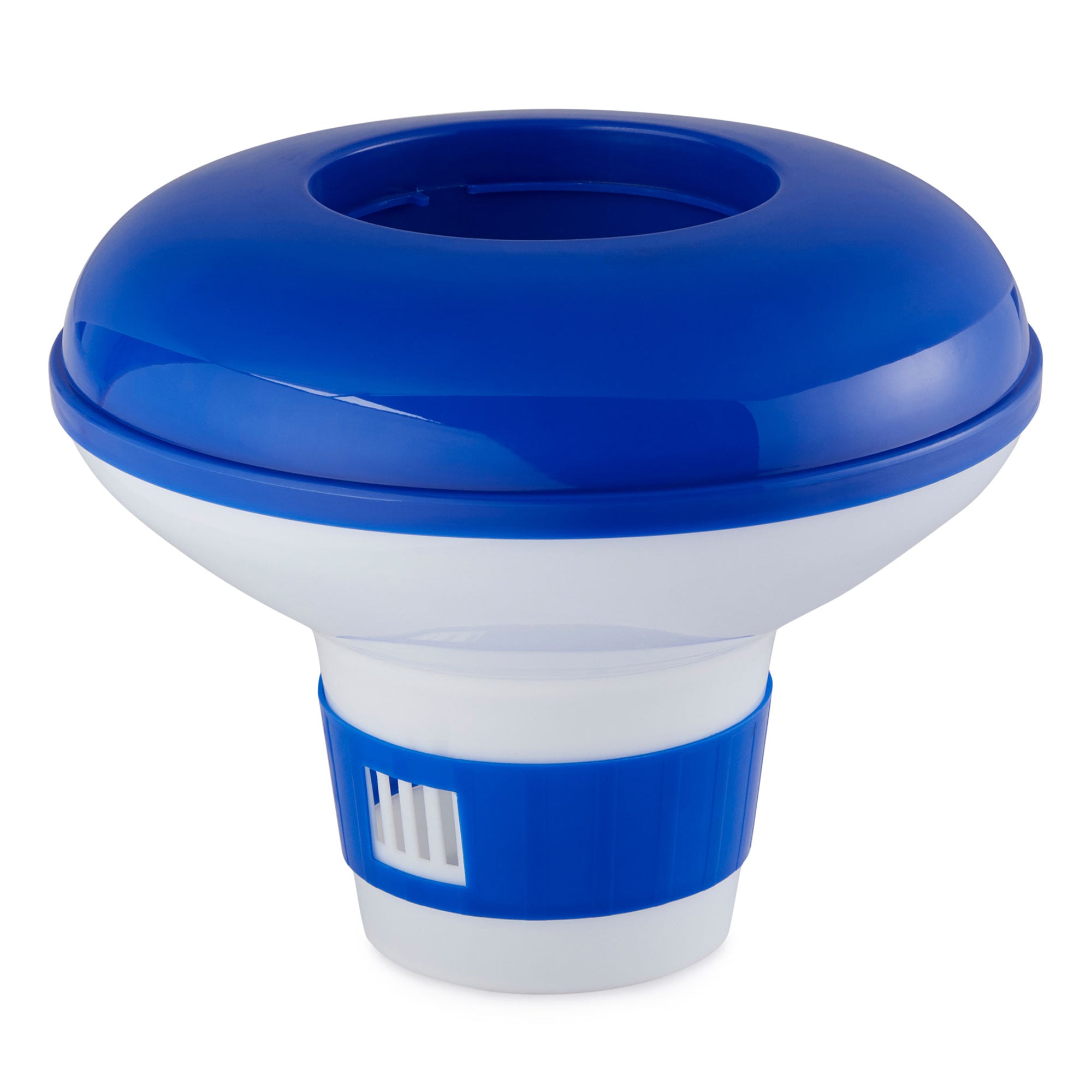 Intex 8' Round Cover for Above Ground Pools with 7" Floating Chlorine Dispenser - VMInnovations