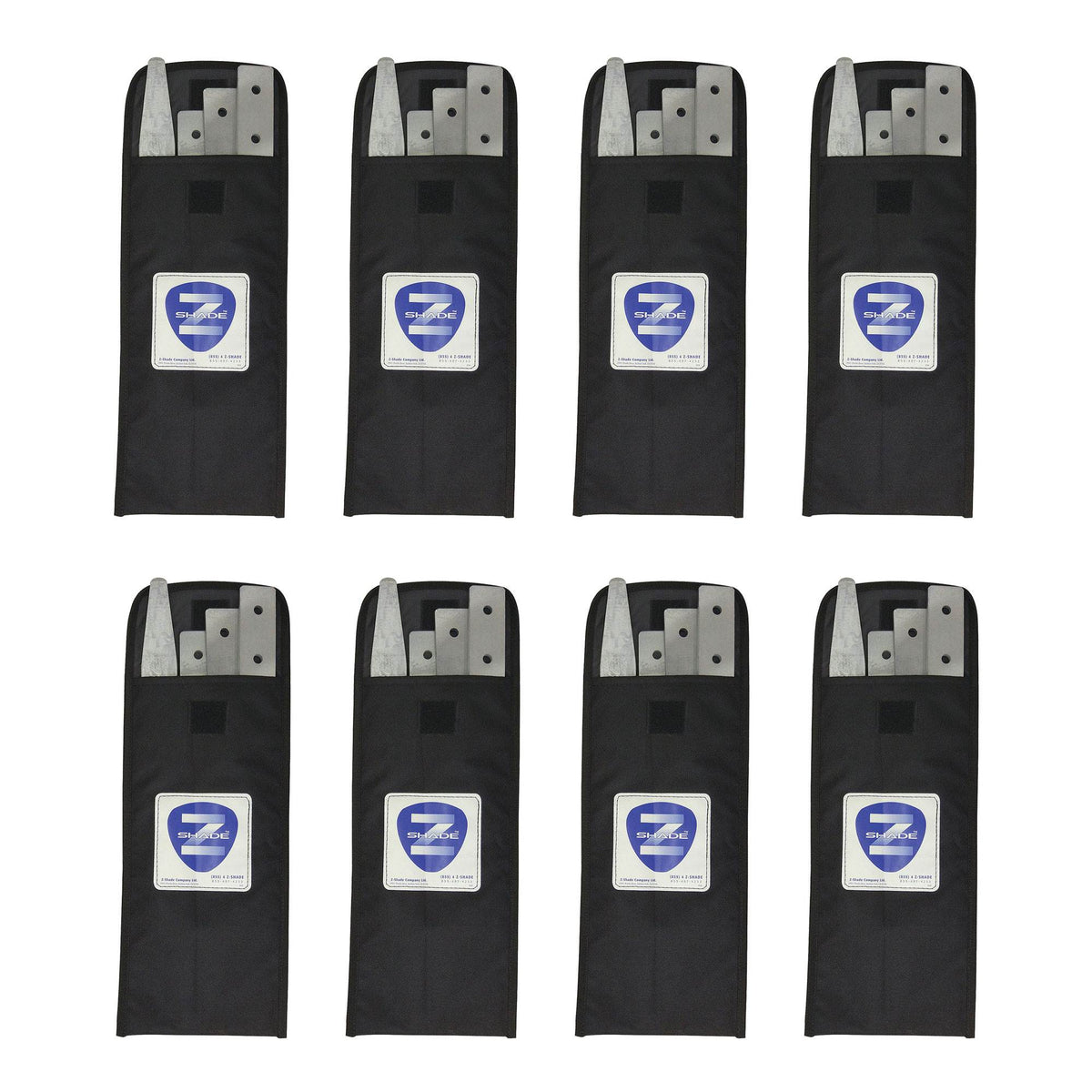 Z-Shade Heavy Duty Instant Canopy Tent Shelter 4 Pack Steel Stake Kit (8 Pack)