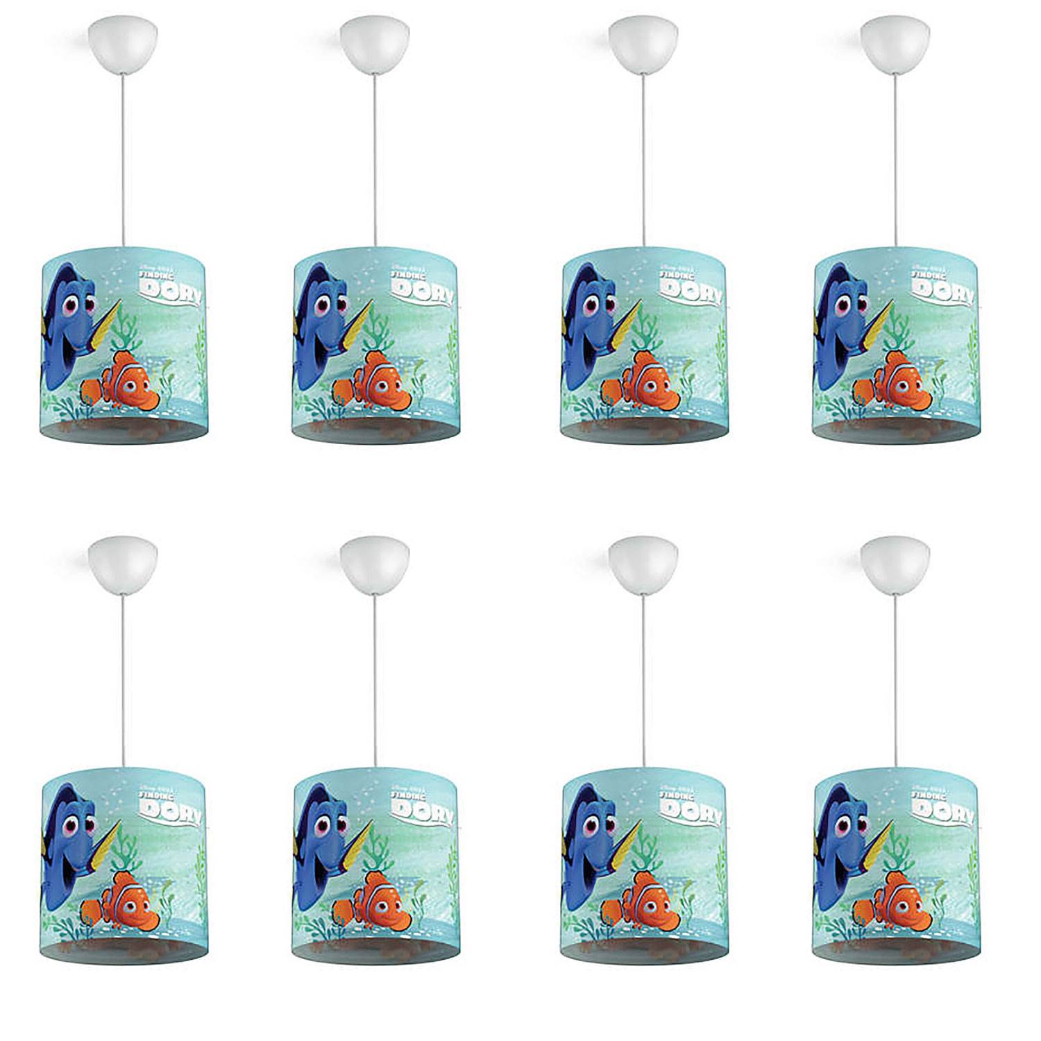Philips Disney Finding Dory Kids Ceiling Suspension Hanging Light Lamp (8 Pack)