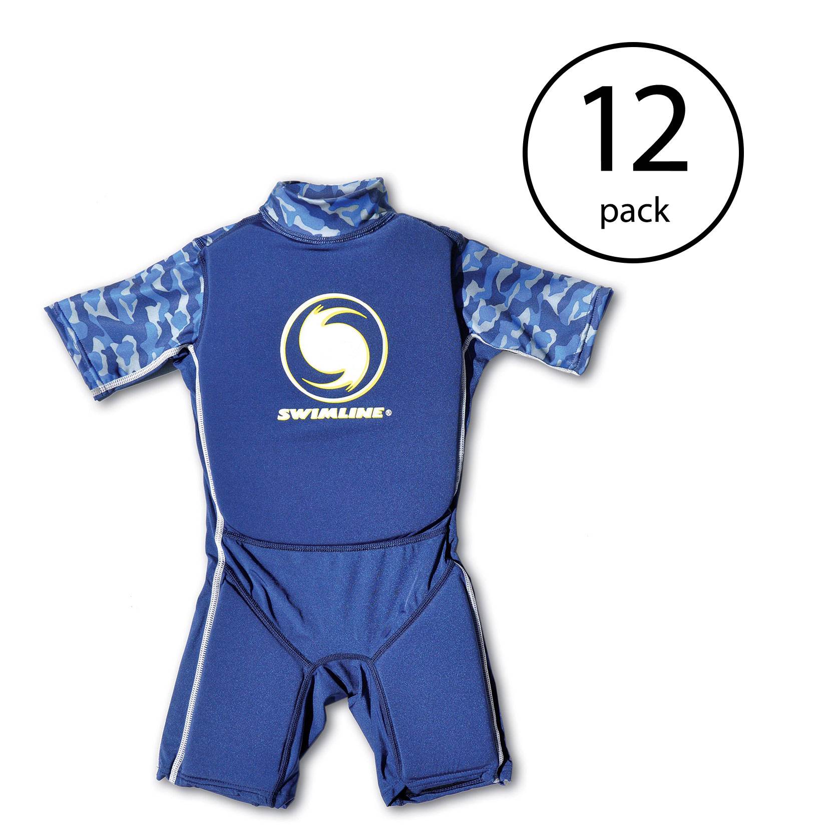 Swimline Boy's Floating Swim Trainer Wet Suit Life Vest Medium, Blue (12 Pack)