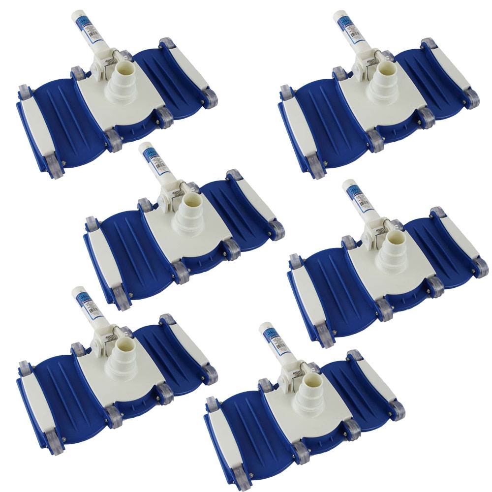Swimline Hydrotools Weighted Flex Vacuum Head Swimming Pool/Spa Cleaner (6 Pack)