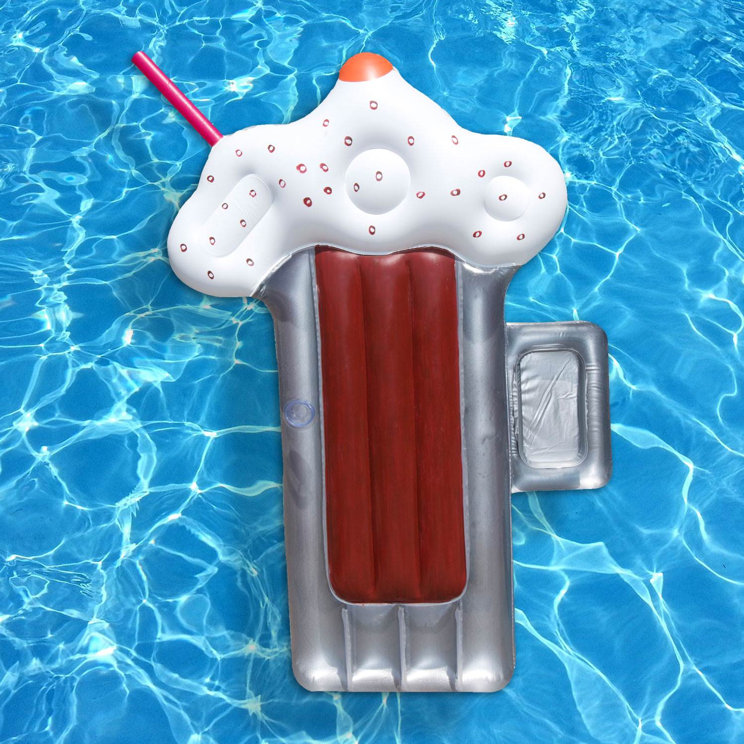 Swimline Root Beer Mug Inflatable Swimming Pool Swim Toy Pool Lake Raft (2 Pack)