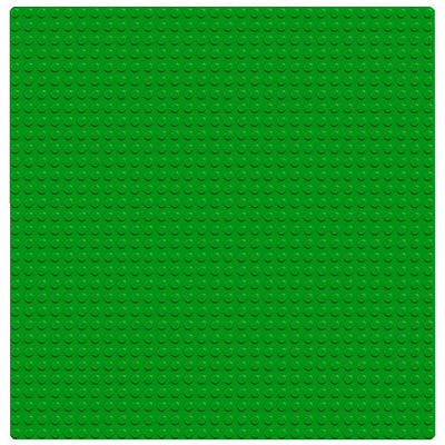 LEGO 32 x 32 Stud 10 x 10 Inch Stackable Building Baseplate, Green (12 Pack)