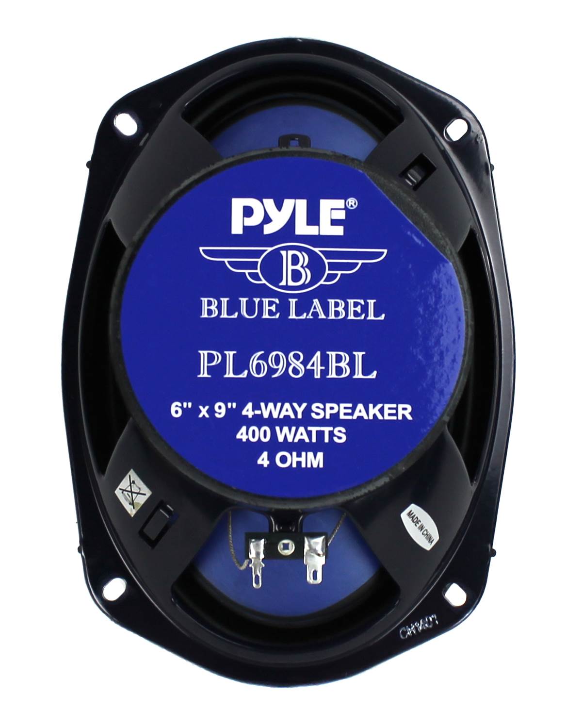 Pyle 6 x 9 Inch 400 Watts 4-Way Car Coaxial Speakers Audio Stereo Blue (8 Pack)