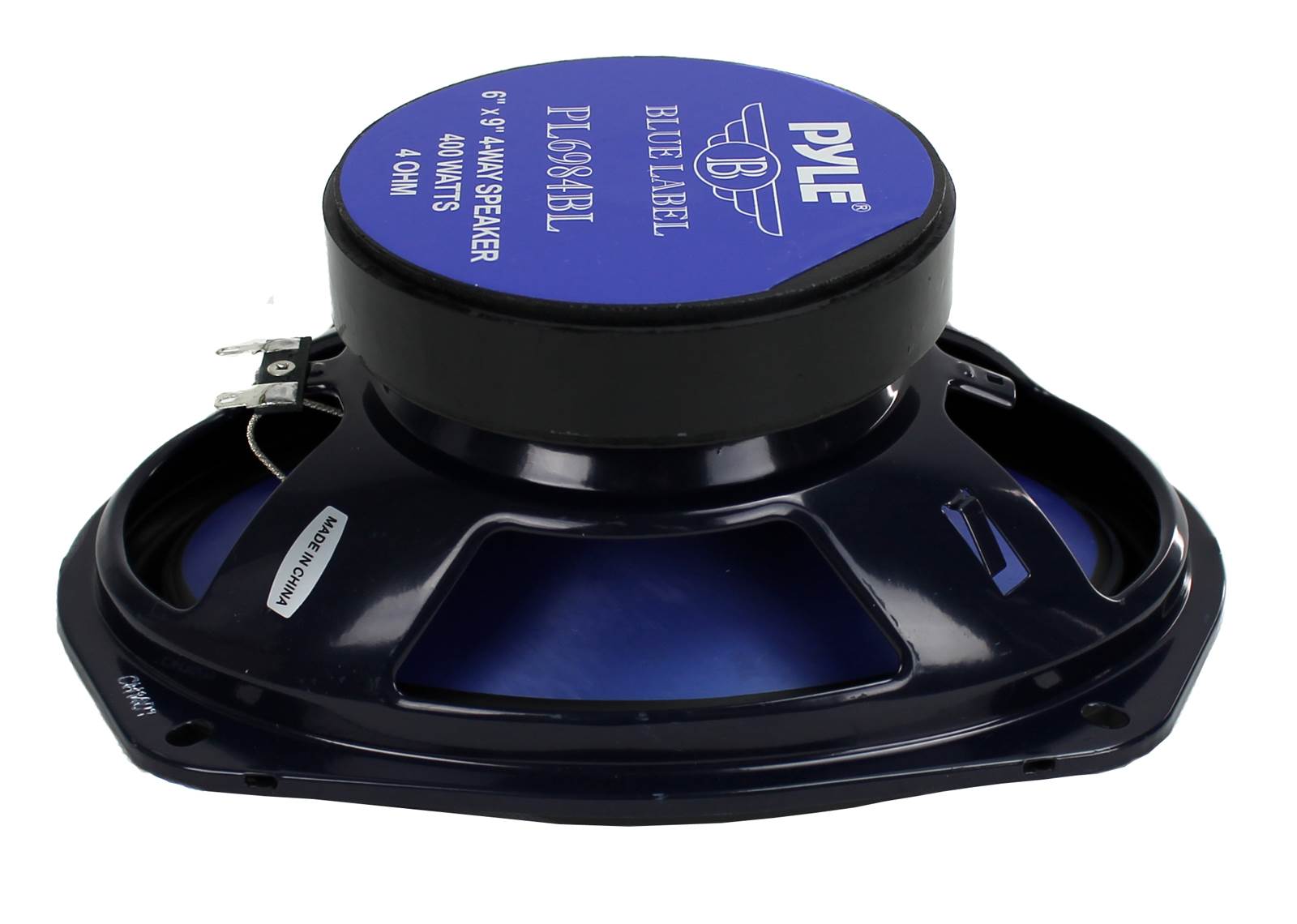 Pyle 6 x 9 Inch 400 Watts 4-Way Car Coaxial Speakers Audio Stereo Blue (8 Pack)
