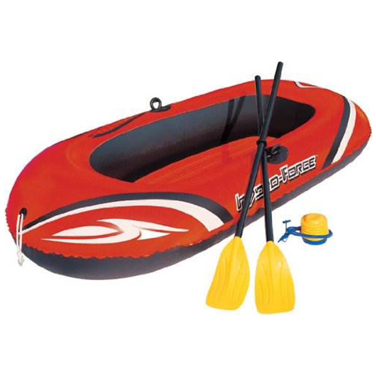 Bestway 77x45 Inches HydroForce Inflatable Raft Set with Oars and Pump (6 Pack)