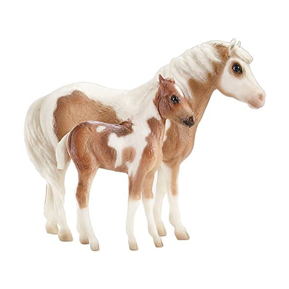 Breyer Traditional Series Hand-Crafted Misty and Stormy Toy Horses with Book Set