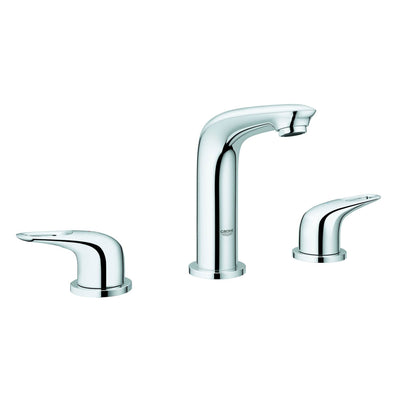 Grohe 20486003 Eurostyle 8" Widespread 2 Handle 3 Hole Bathroom Faucet (6 Pack)