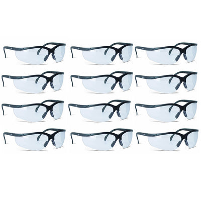 Walkers Clear Lens Poly Carbonate Eye Protection Shooting Glasses (12 Pack)